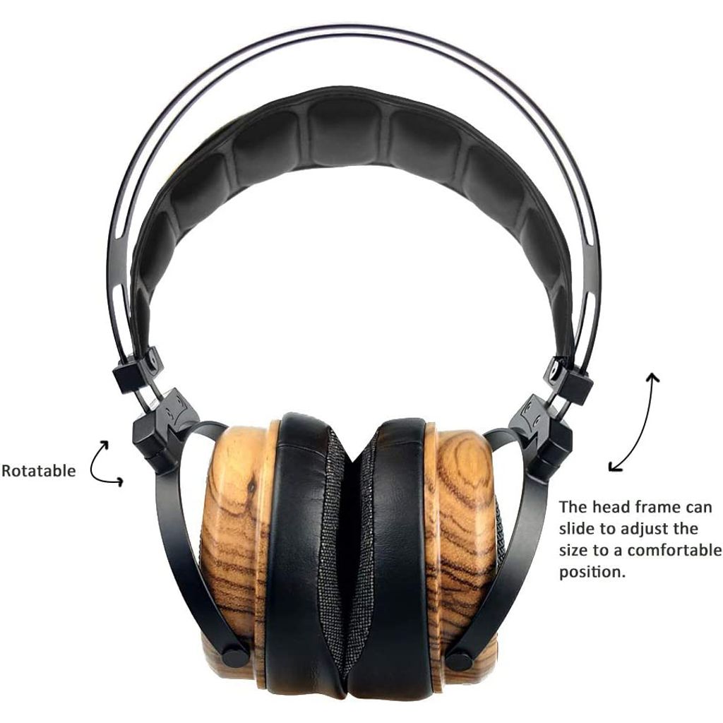 Sivga Phoenix Open-Back Over-Ear Solid Wood HiFi Headphones 5