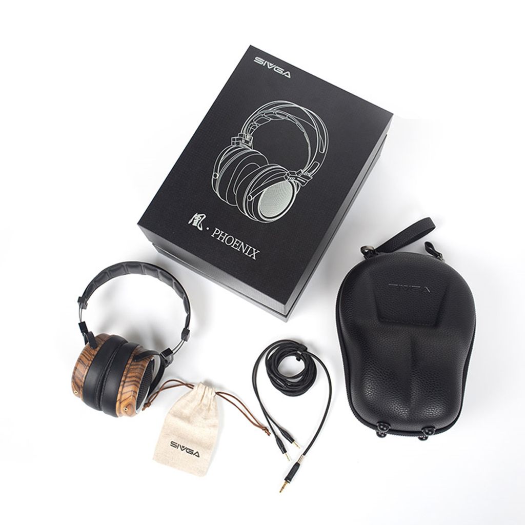 Sivga Phoenix Open-Back Over-Ear Solid Wood HiFi Headphones 8