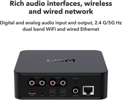 WiiM Pro AirPlay 2 WiFi Network Hi-Res Tidal Spotify Connect Streamer