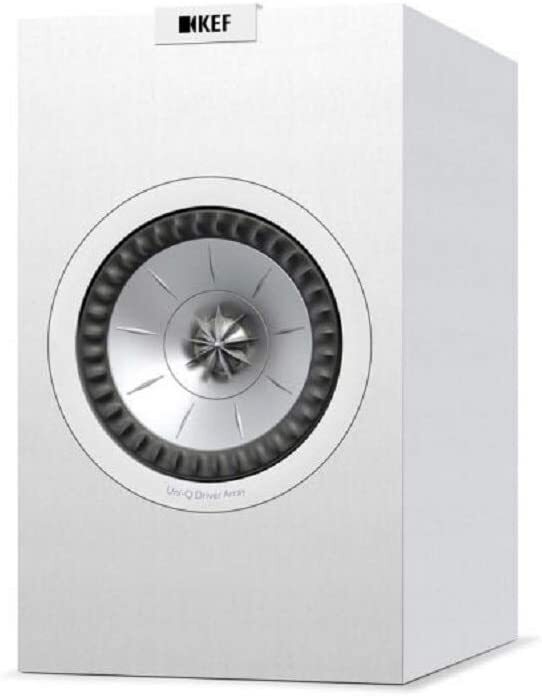 KEF Q350 Satin White HiFi Bookshelf Speakers