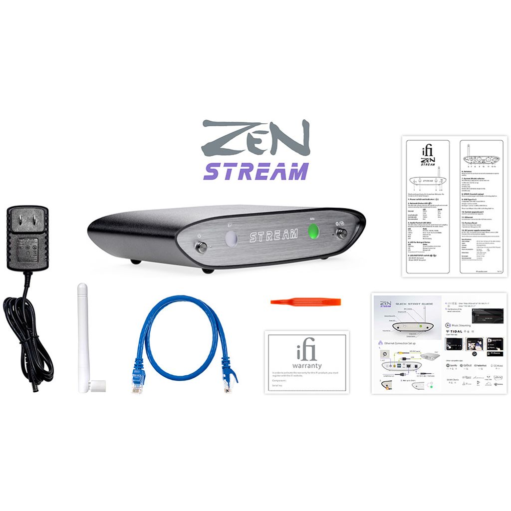 iFi Audio ZEN Network Streamer Package Contents