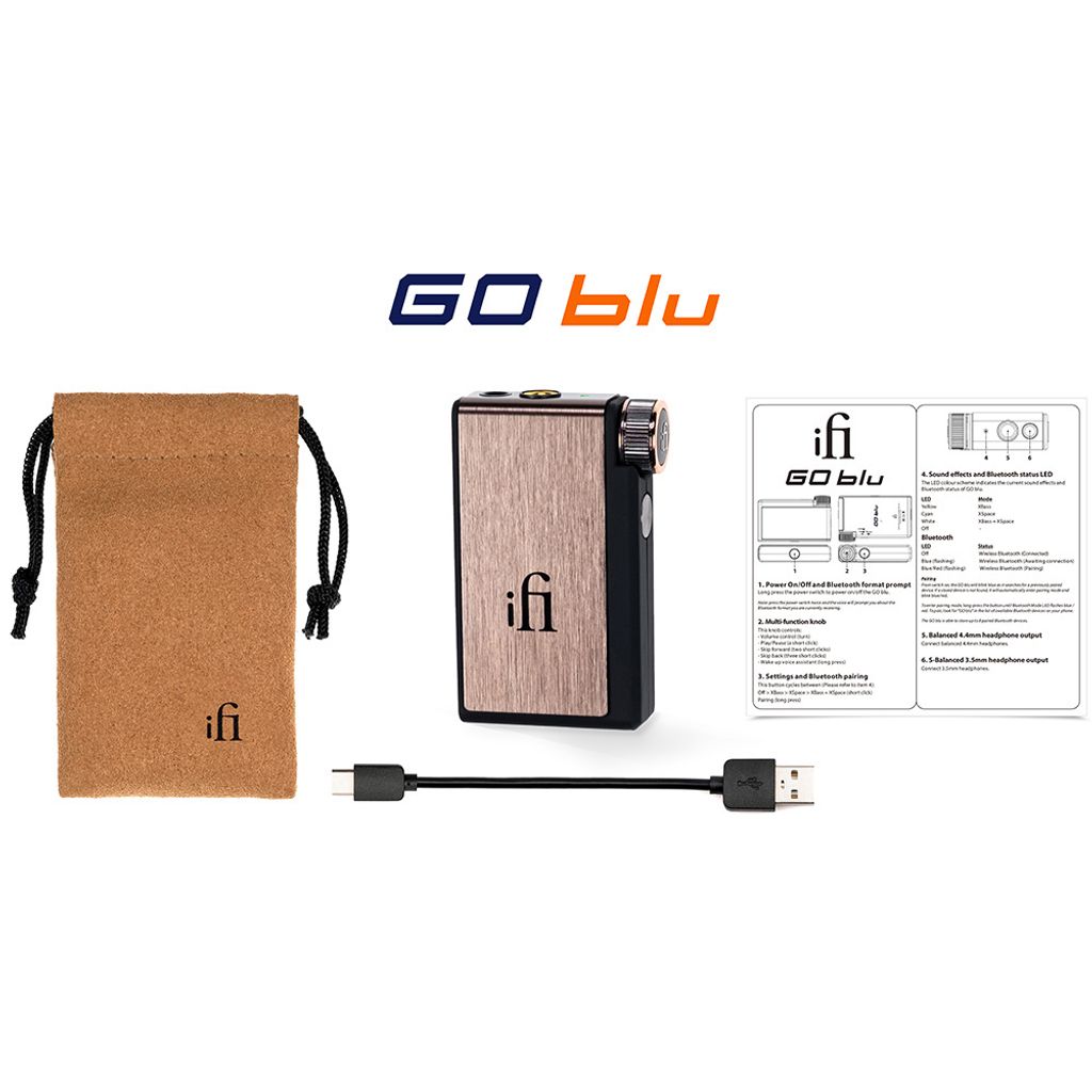 iFi Audio GO Blu Package Contents