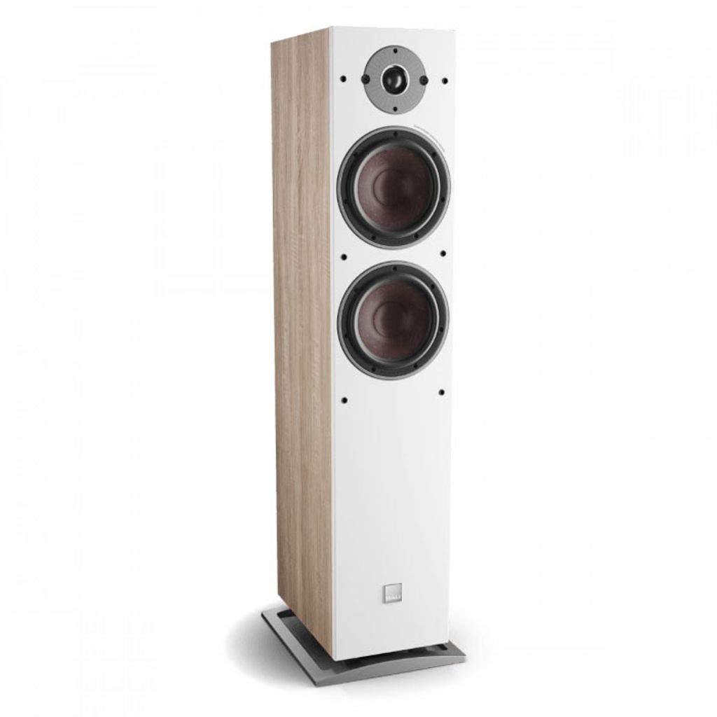 Dali Oberon 7C Light Oak Active Floorstanding Speakers