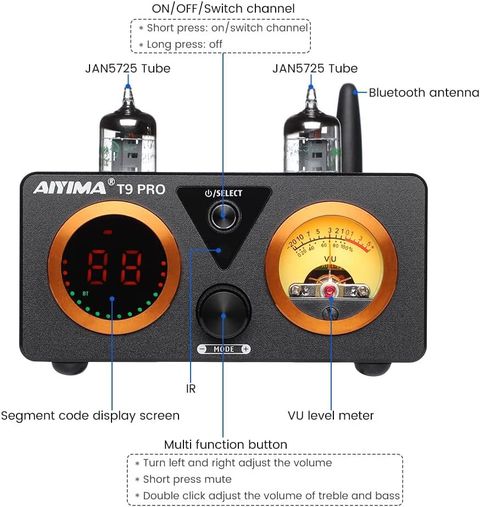 Aiyima T9 Pro Affordable Tube Amplifier