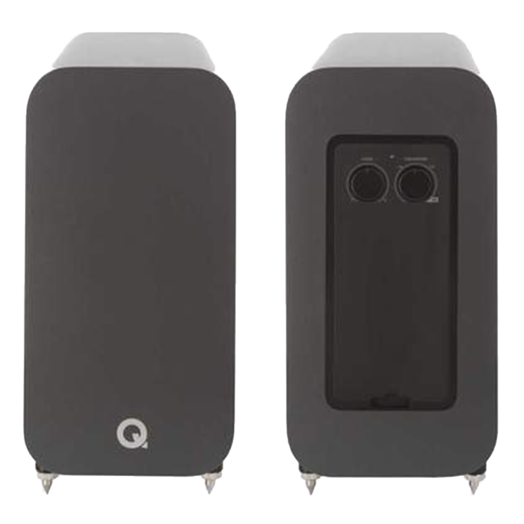 Q Acoustics Q3060S Subwoofer graphite grey front back