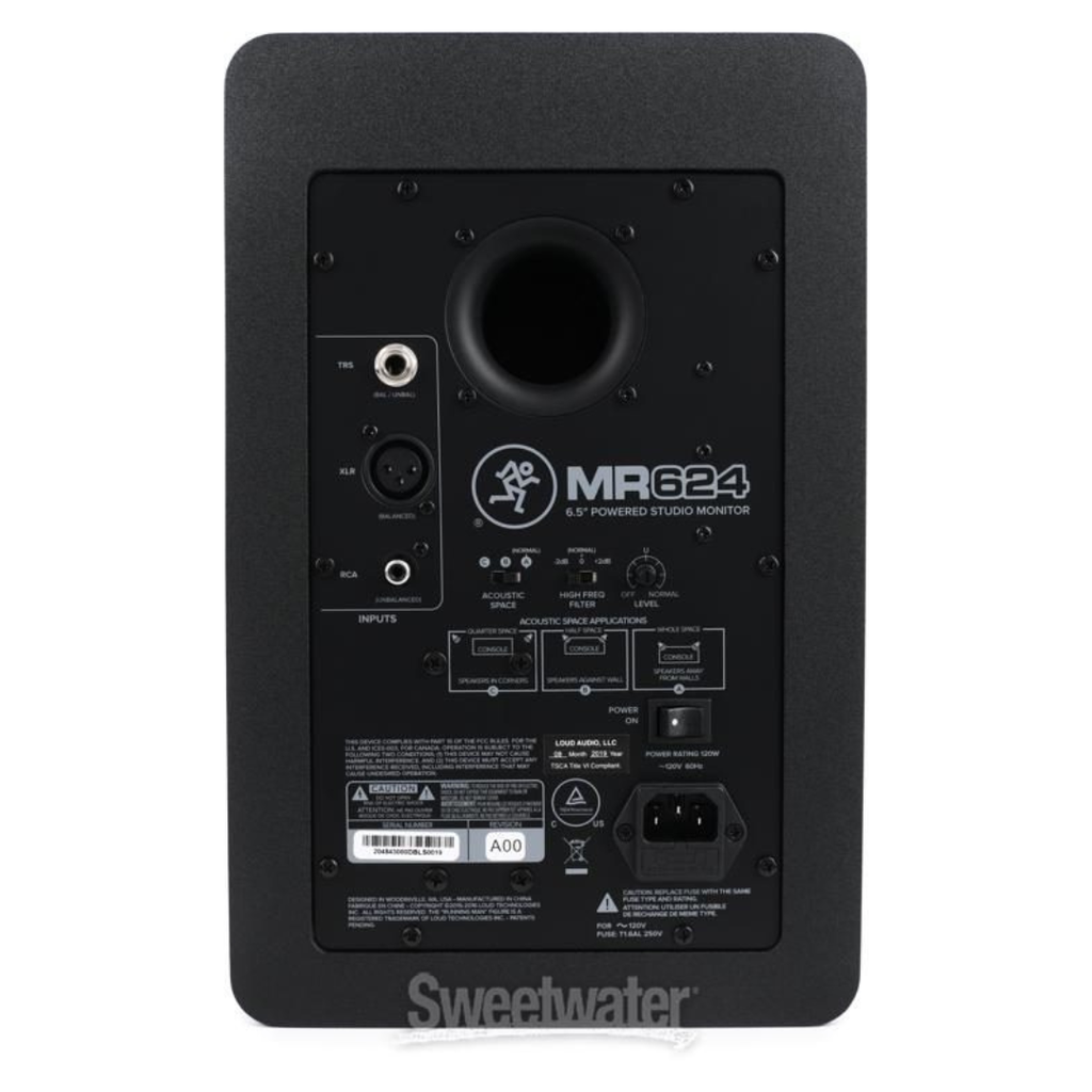 Mackie MR624 6.5" Powered Studio Monitor TechX Malaysia Home Audio