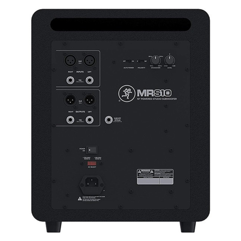 Mackie MRS10 10_ Powered Studio Subwoofer back