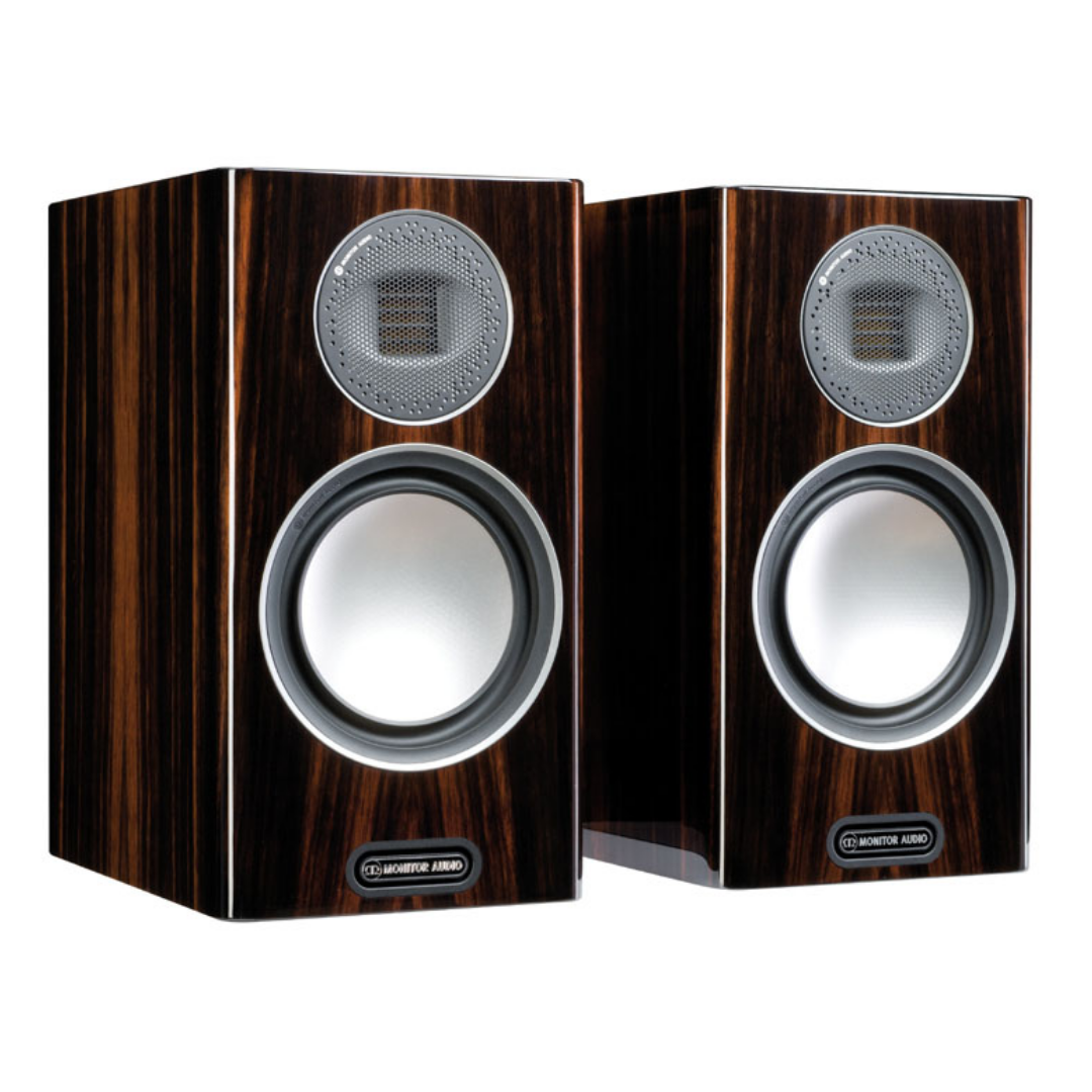 Monitor Audio Gold 100 5G Bookshelf Speakers-SIDEWALNUT