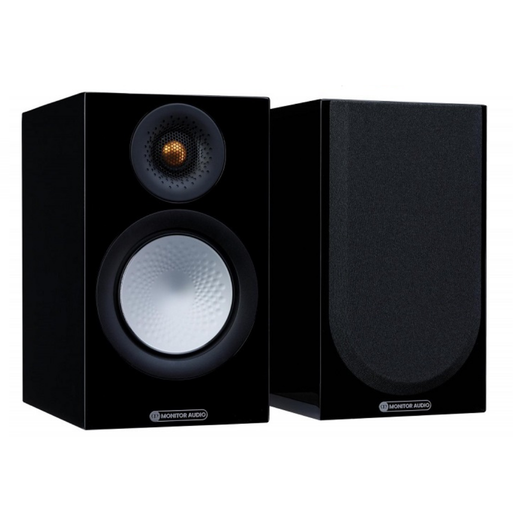 Monitor Audio Silver 50 7G Bookshelf Speaker-SIDEGRILLBLACK