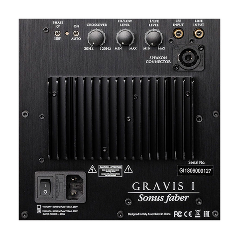 Sonus Faber Gravis I 8_ Active Subwoofer-BACK