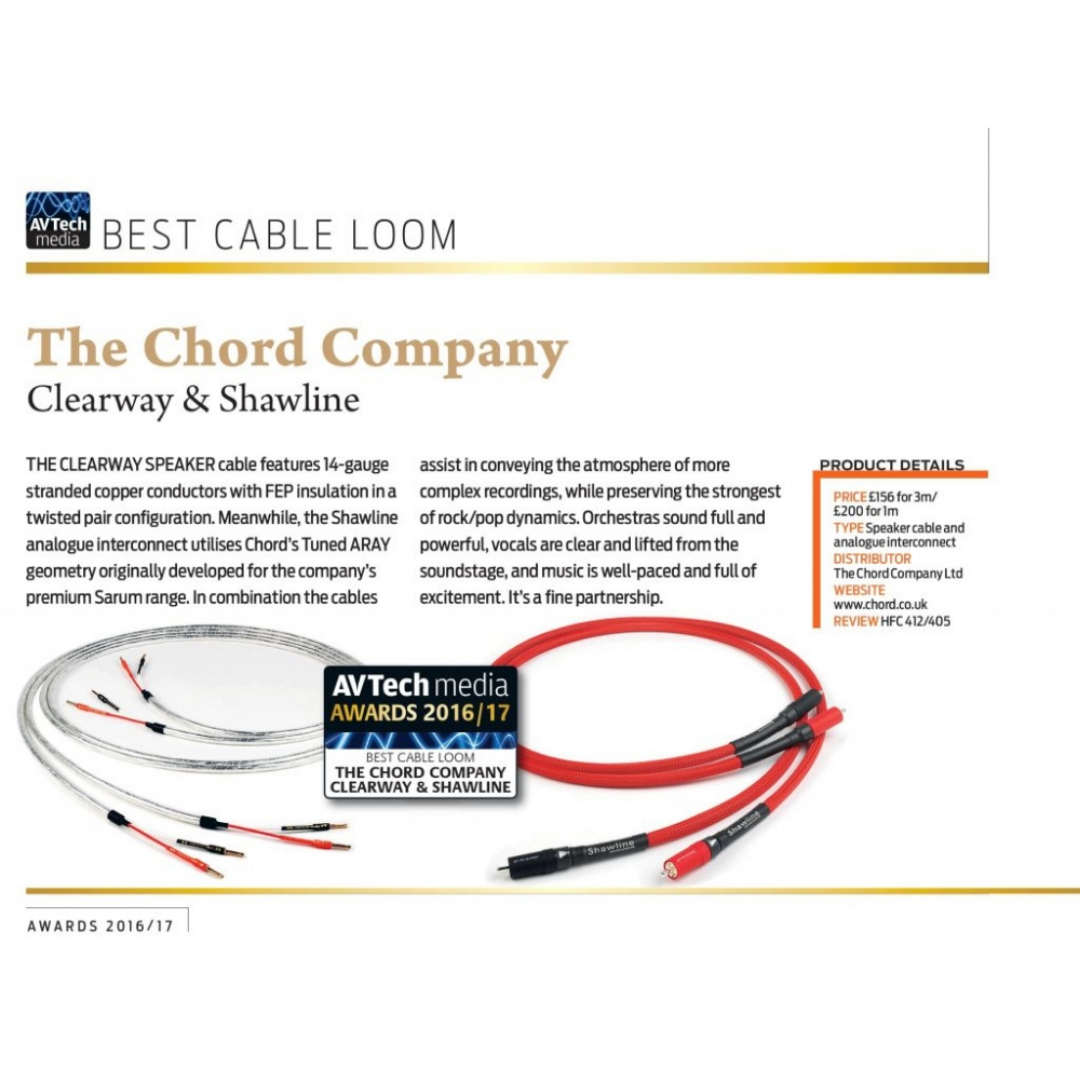 Chord Shawline Analogue Subwoofer Cable 3Meter (2)