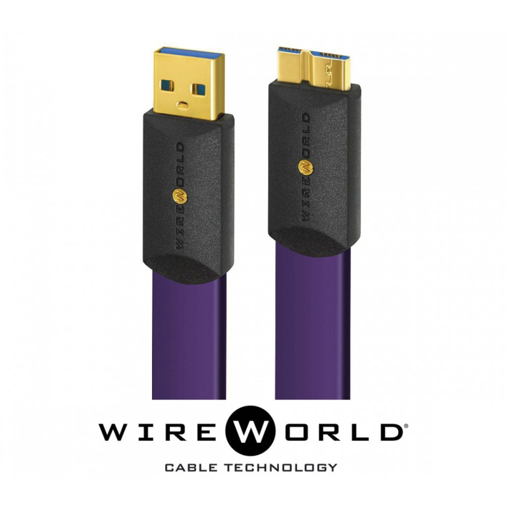 Wireworld Ultraviolet 8 USB 3.0 A to Micro Audio Cable 0.6 Meter