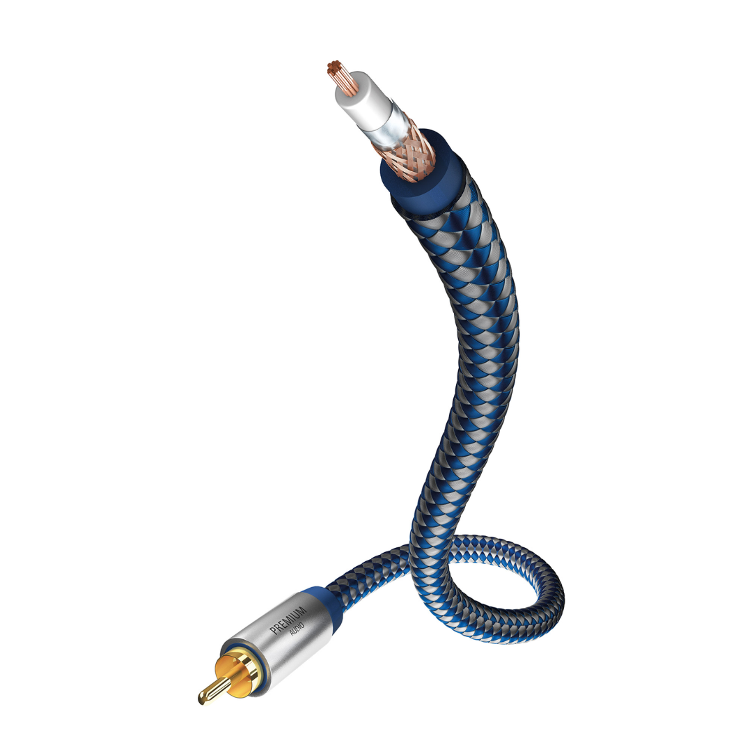 Inakustik Premium Mono Subwoofer Cable – 3 Meter