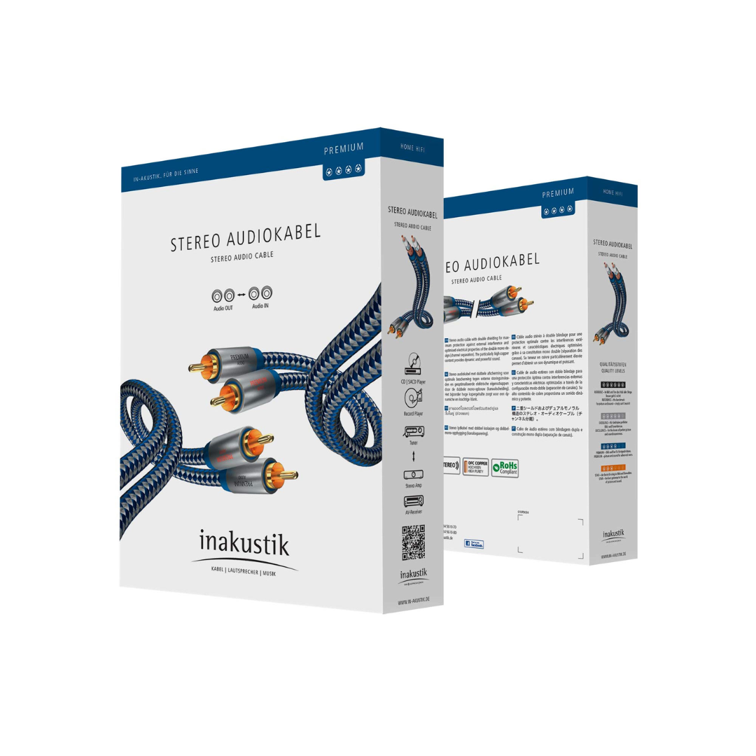 Inakustik Premium Interconnect RCA Cable – 0.75 Meter (2)