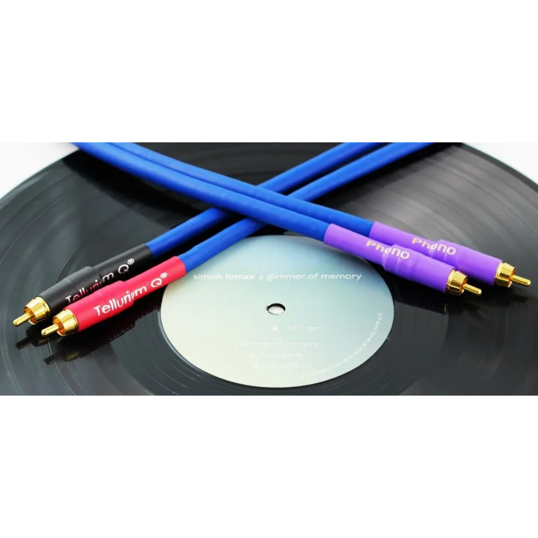 Blue Tone Arm RCA-RCA Cable (3)