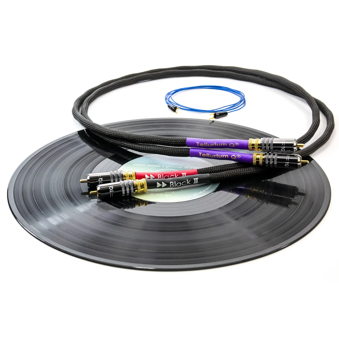 Black II Tone Arm RCA-RCA Cable (4)