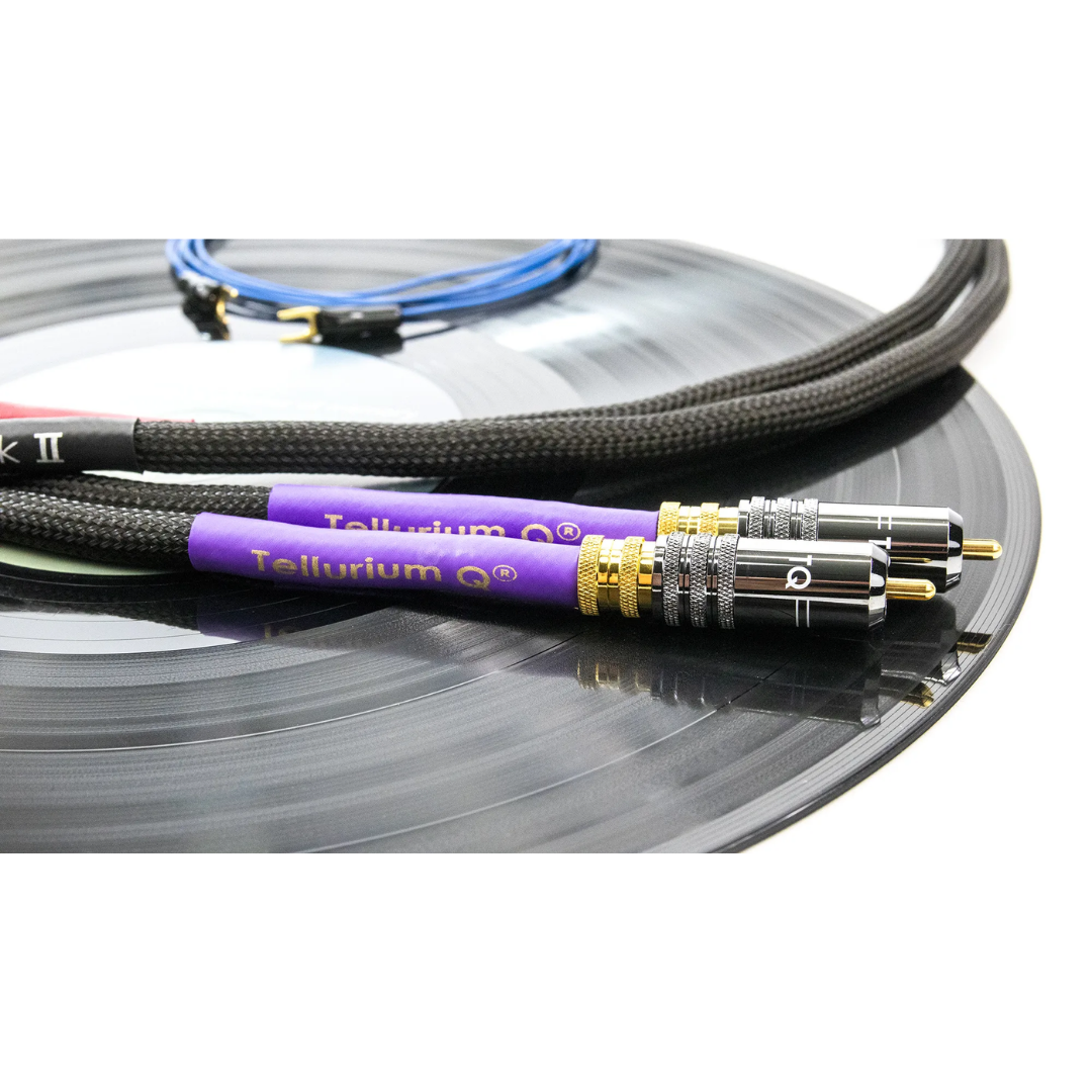 Black II Tone Arm RCA-RCA Cable (5)