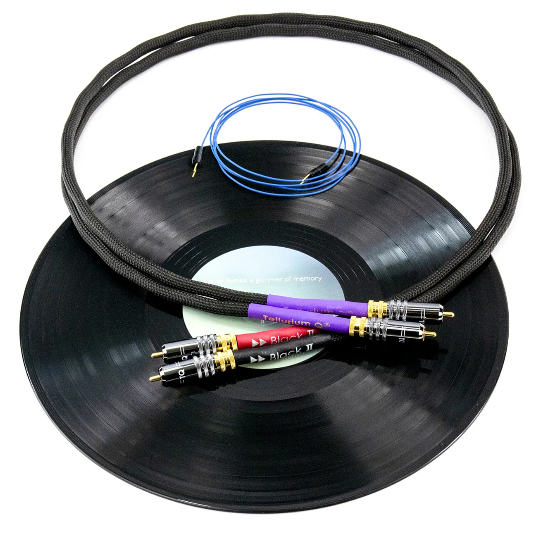 Black II Tone Arm RCA-RCA Cable