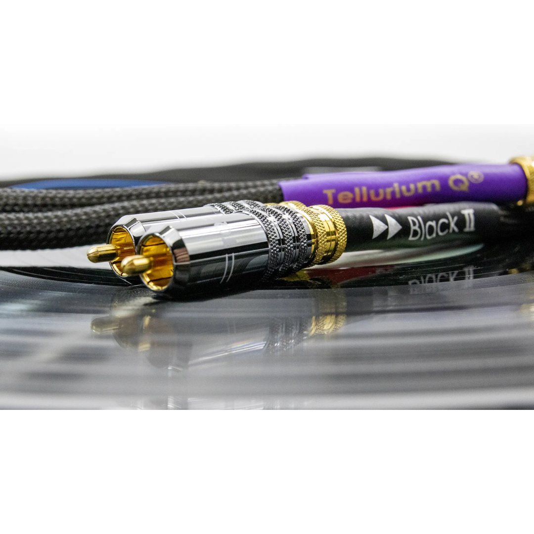 Black II Tone Arm RCA-RCA Cable (2)