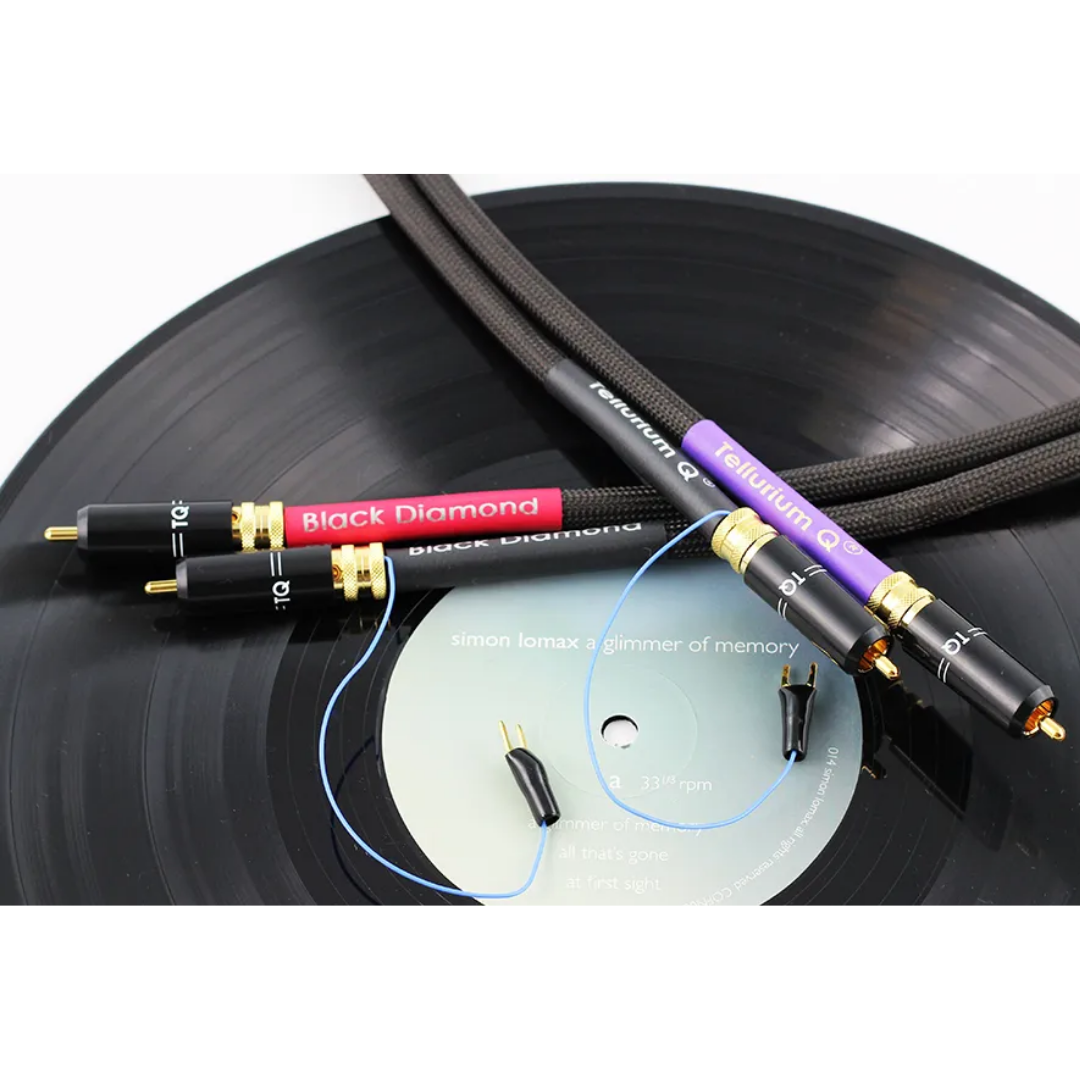 Black Diamond Tone Arm RCA Cable (4)