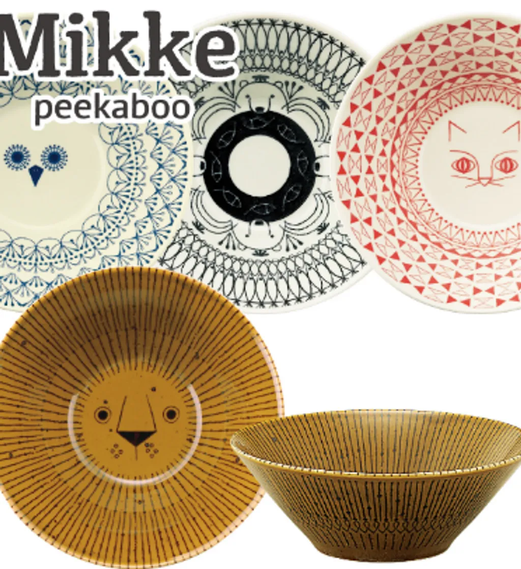 日本製美濃燒mikke 北歐風格動物碗缽4款cm 浣熊の森道具社食器 選物 生活