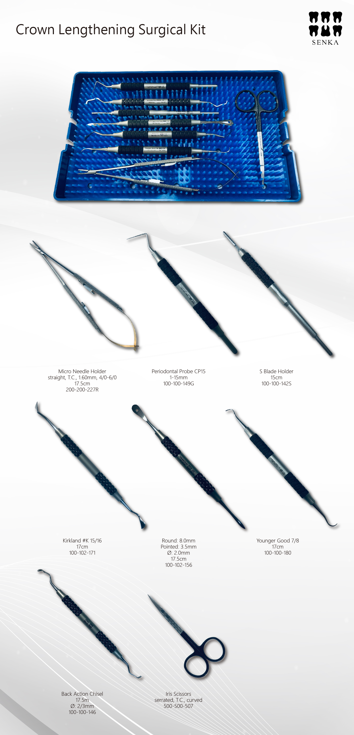 Crown Lengthening Surgical Kit content-10