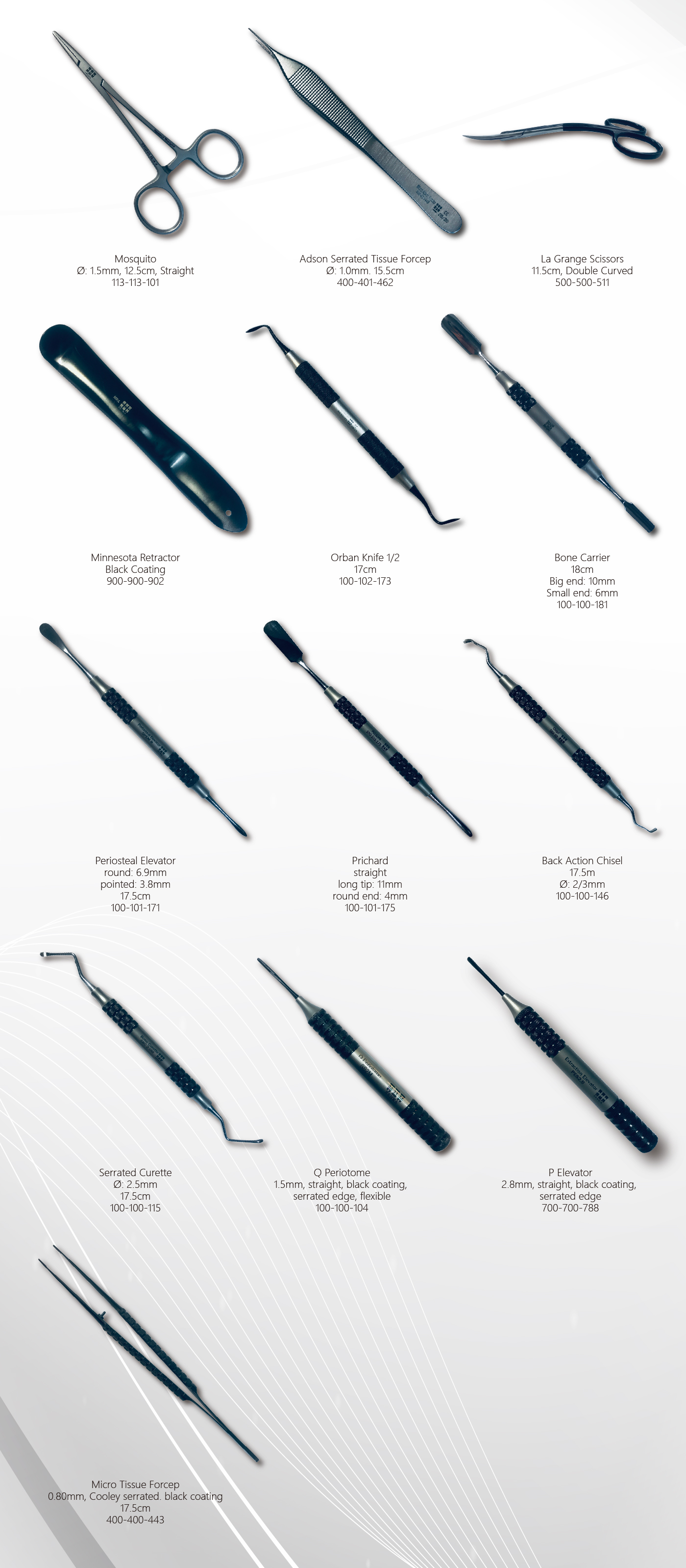 Implant Surgery Kit content-05