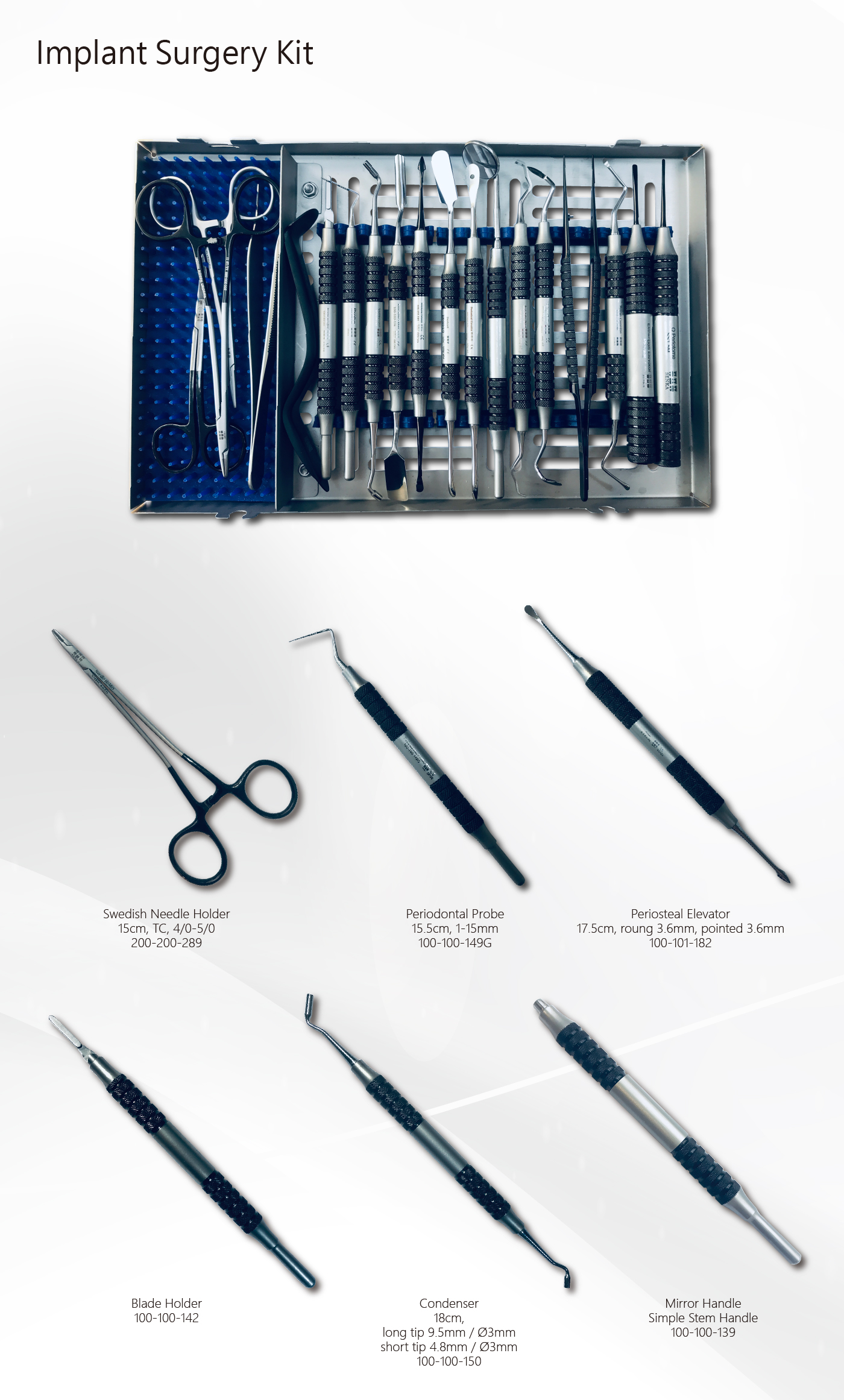 Implant Surgery Kit content-04
