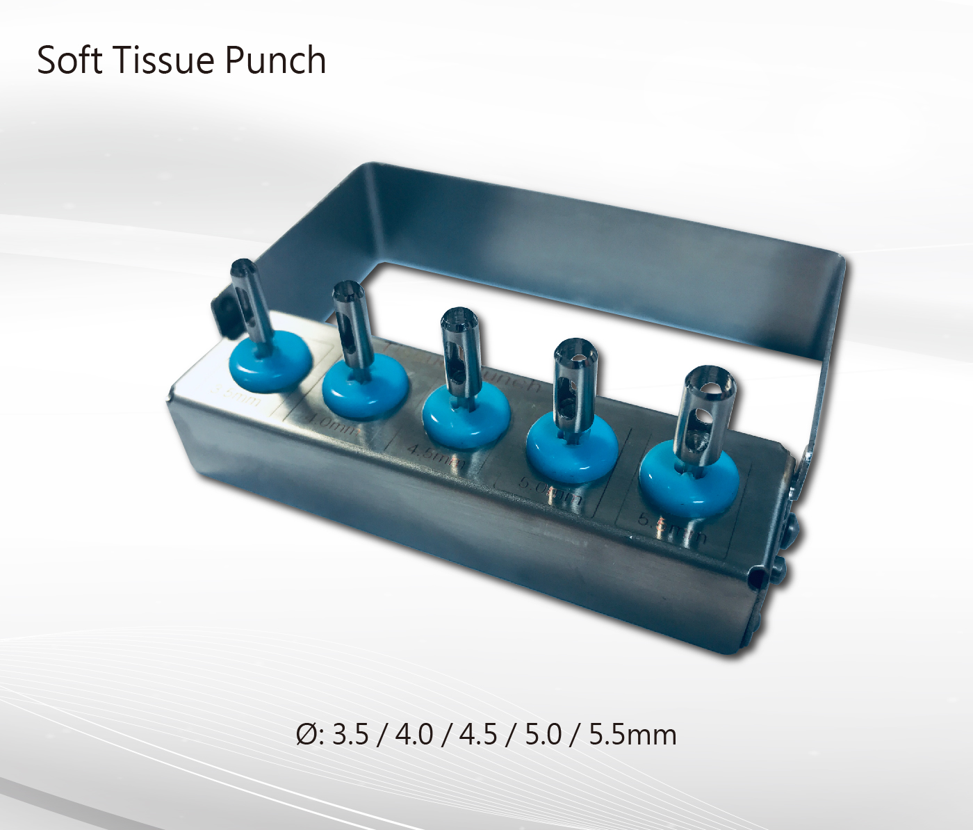 thumbnail image 2 of Smile Dentale 6-Piece Tissue Punch Kit – Stainless Steel Dental Implant Instruments, CE 2 of 2