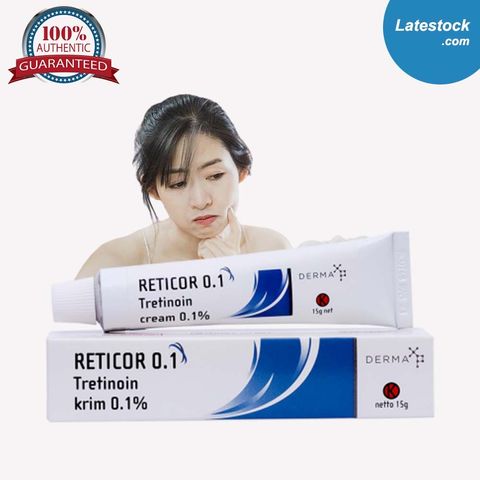 TRETINOIN CREAM 0.1 % Reticor 15g For Treating Acne Free Express Shipping