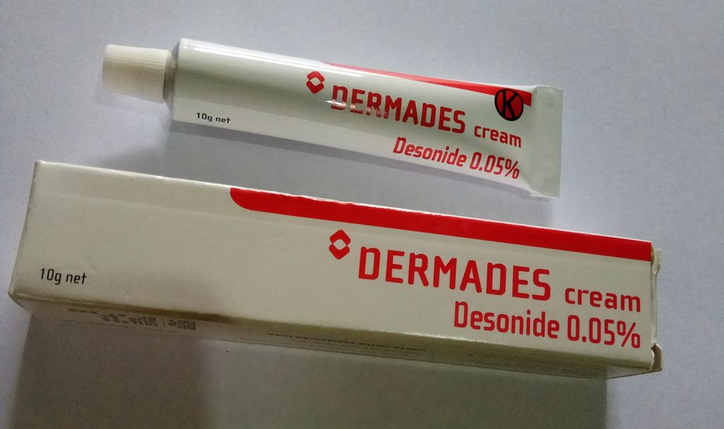 DERMADES Desonide 0.05% Cream to treat dermatitis Free Express Shipping