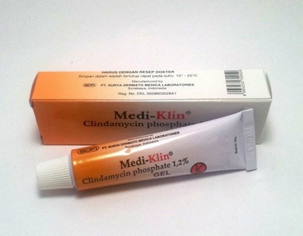 Clindamycin phosphate MEDI-KLIN GEL 15gr for the treatment of acne vulgaris Free Express Shipping
