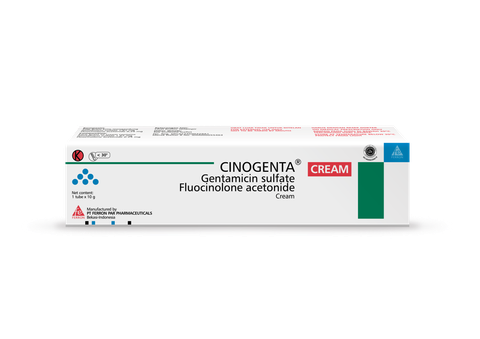 CINOGENTA CR 10G Topical Anti-Infectives with Corticosteroids FREE SHIPPING