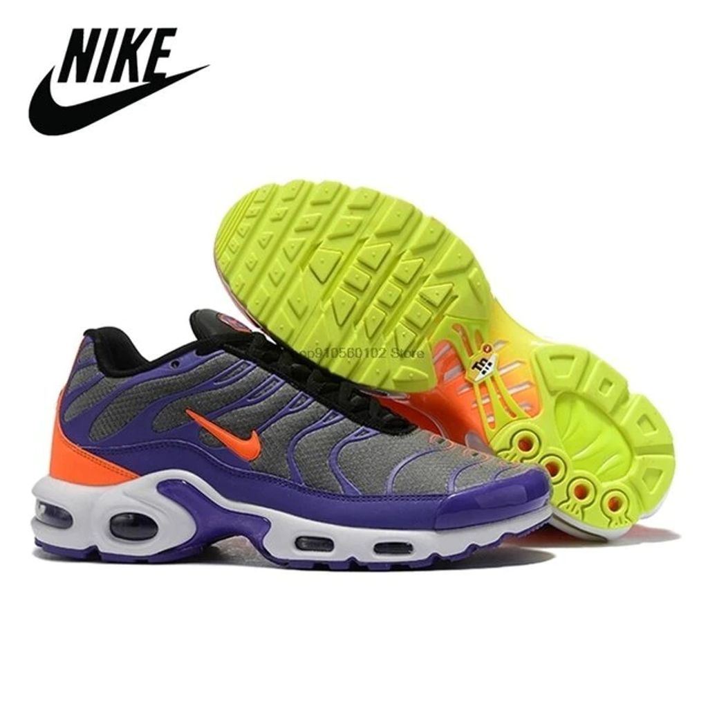 NIKE AIR MAX PLUS TN Men Running Shoes Breathable Running Shoes Black Powder Size 40-45 BDK 20