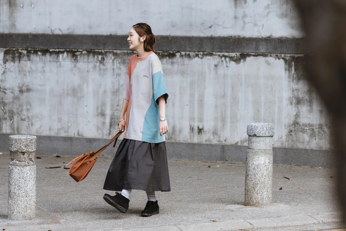 WODEN 2023 Spring & Summer Irregular Patchwork Tee