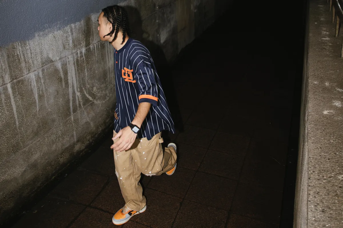 WODEN 2023 Spring & Summer Straight Line Baseball Jersey