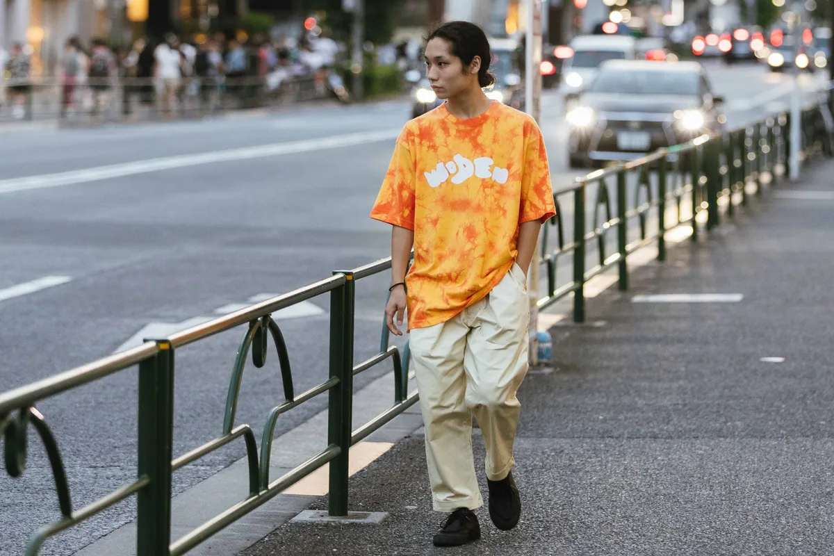 WODEN 2023 Spring & Summer Cloud LOGO Tie Dye tee