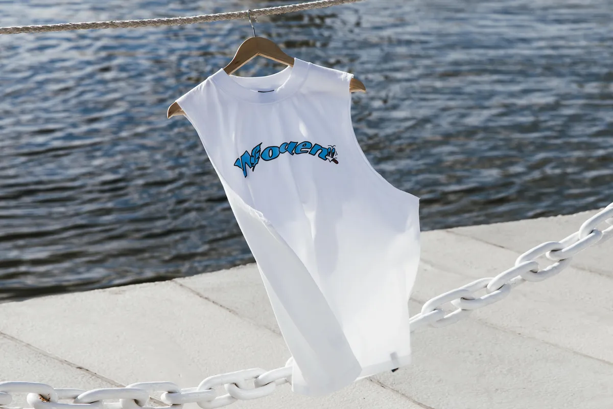 WODEN 2023 Spring & Summer Crooked Classic LOGO Vest