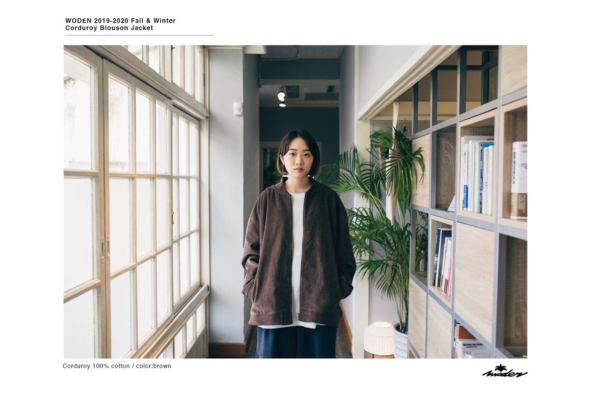 WODEN 2019-20 Fall & Winter Cordoruy Blouson Jacket