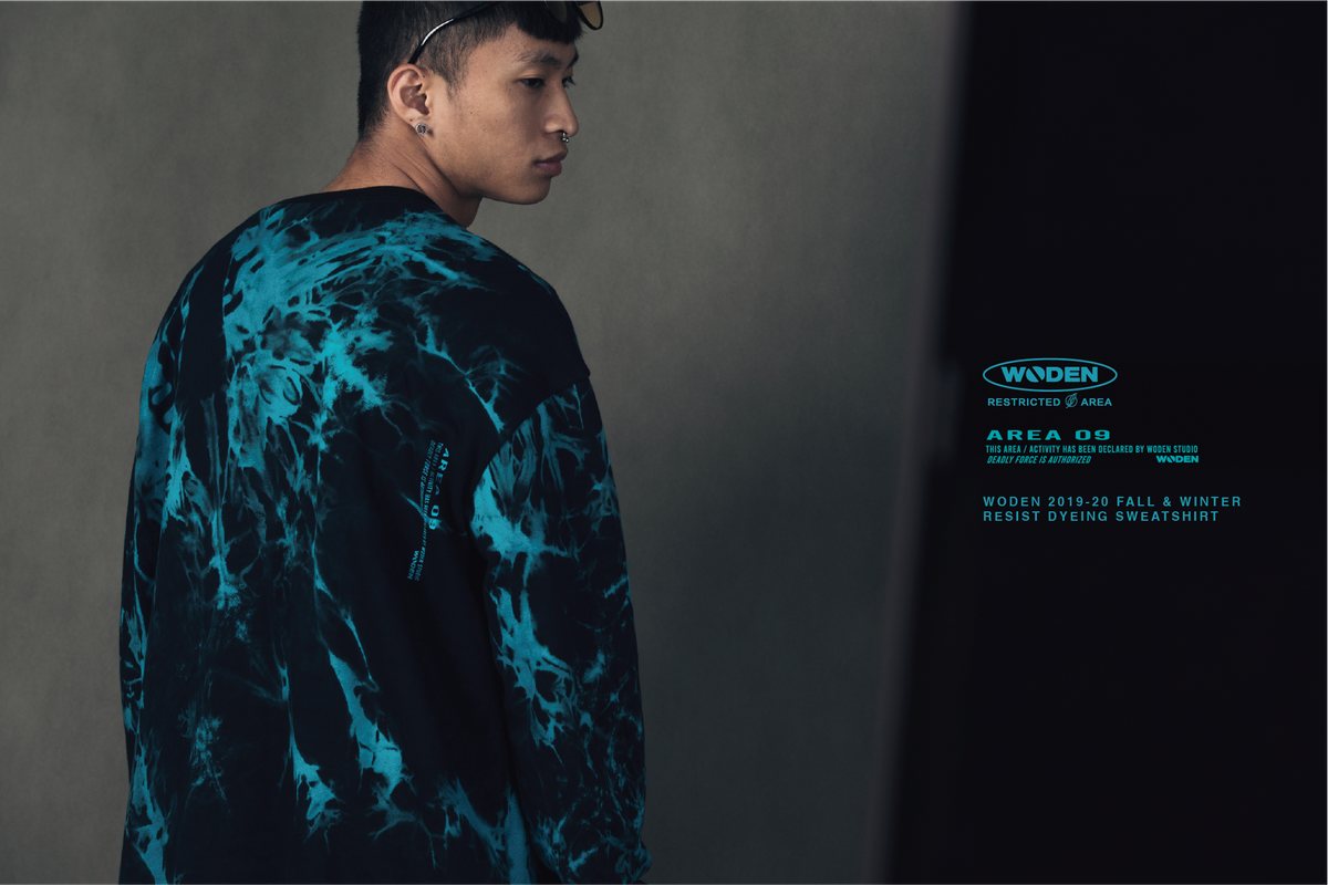 WODEN 2019-20 Fall & Winter Resist Dyeing Sweatshirt