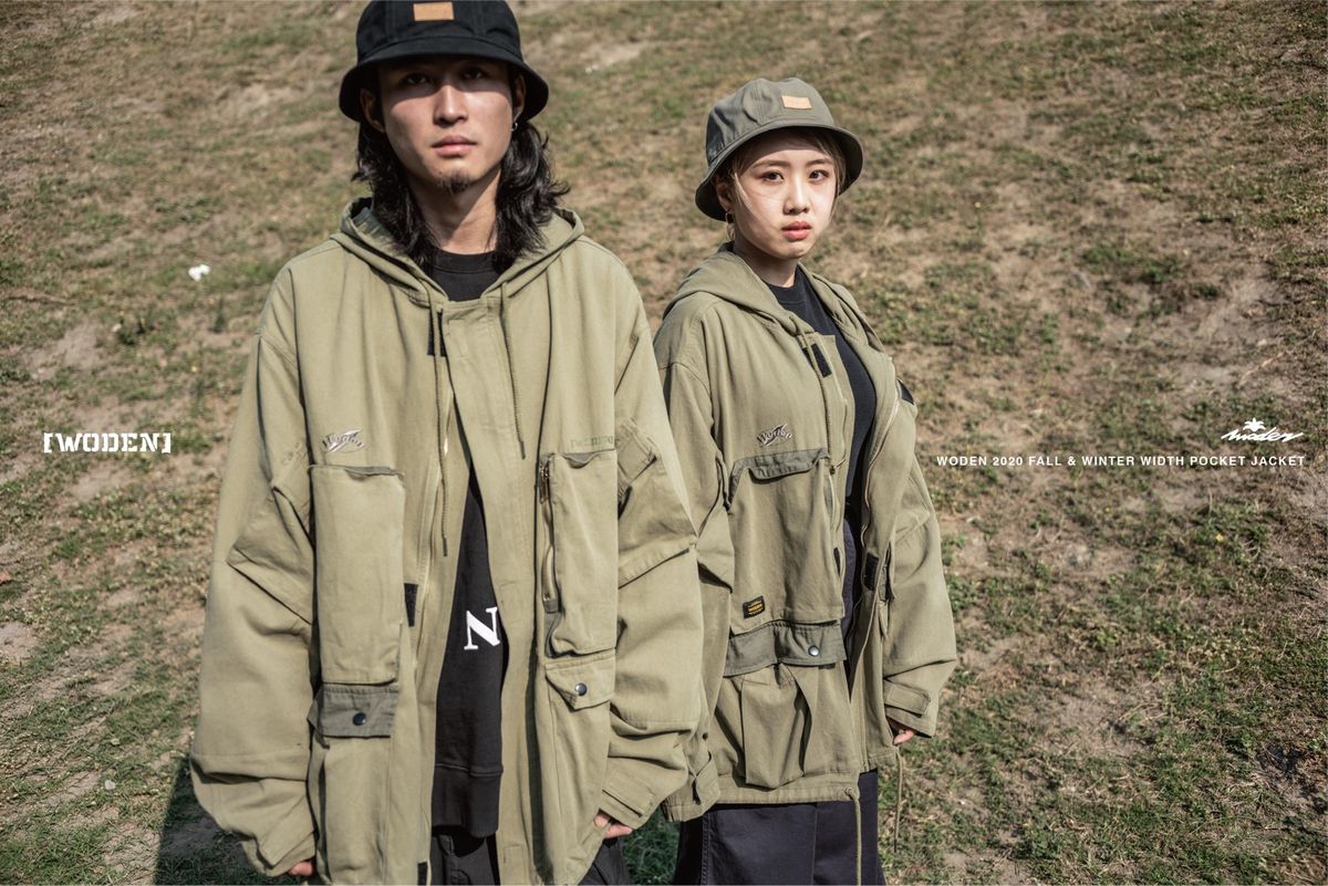WODEN 2020 F/W Width Pocket Jacket