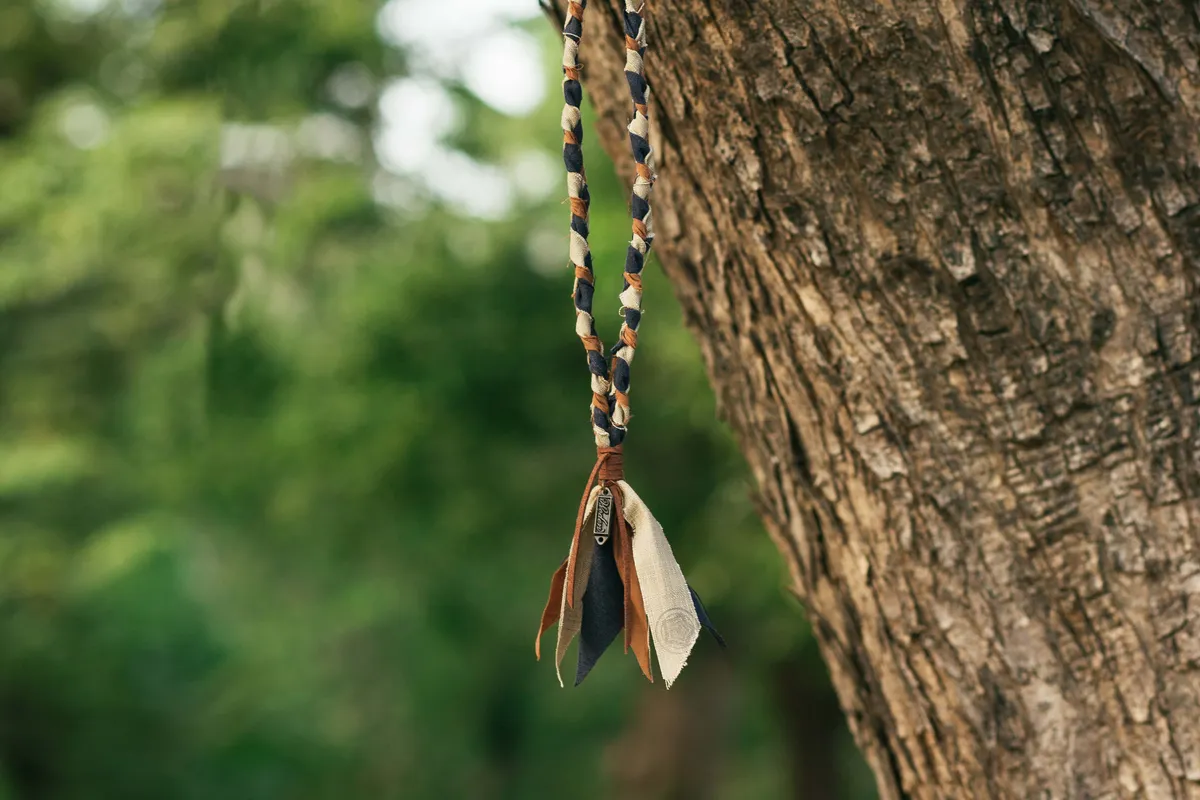 WODEN X NinesRiko 2020 Fall & Winter Contrast Woven Necklace