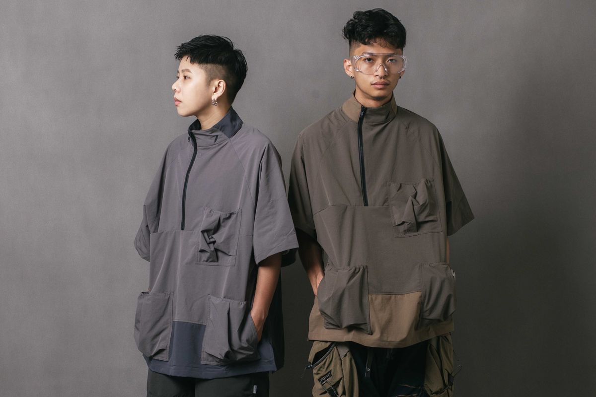 WODEN 2021 Spring & Summer Patchwork outdoor SMOCK