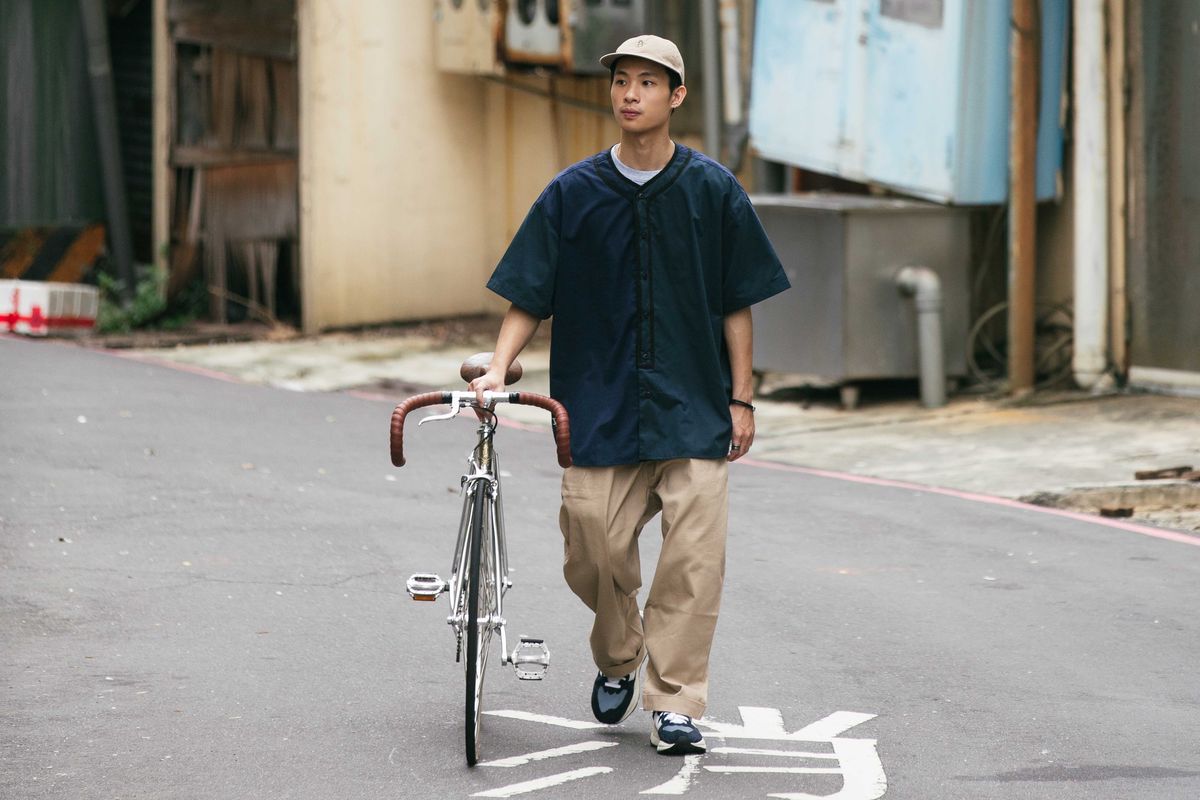 WODEN 2021 SPRING & SUMMER PATCHWORK BASEBALL SHIRT