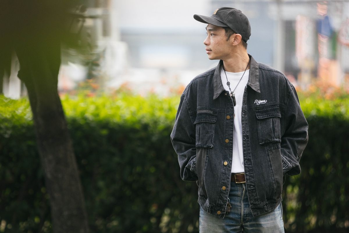 WODEN 2022 Fall & Winter Tiger Wash Danim Jacket