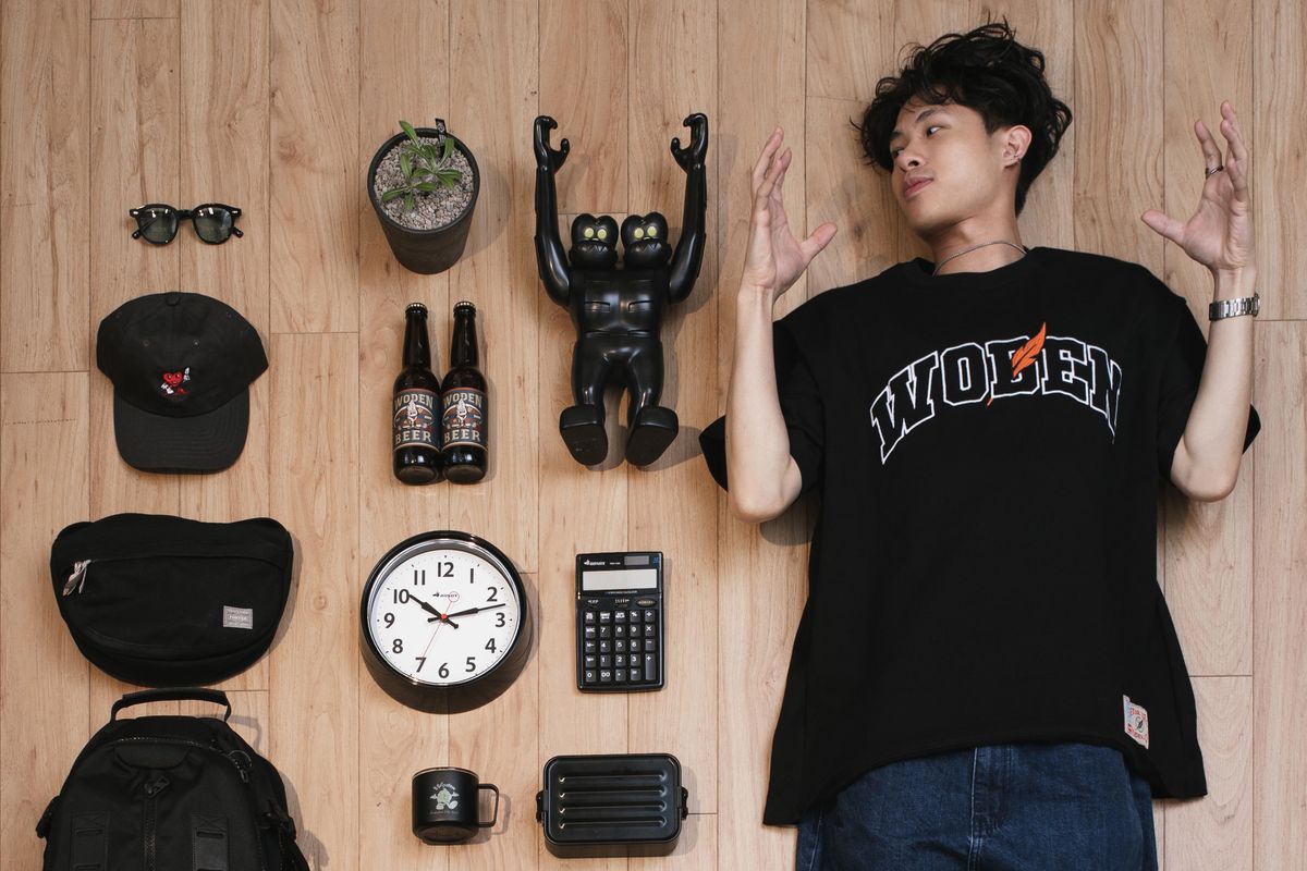 WODEN 2022 Spring & Summer Cartoon Logo tee