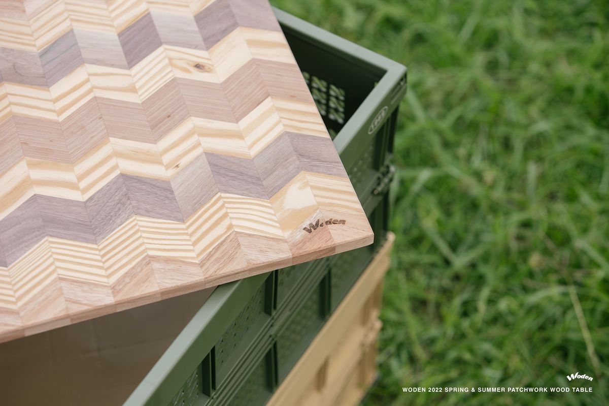 WODEN 2022 Spring & Summer Patchwork Wood Table