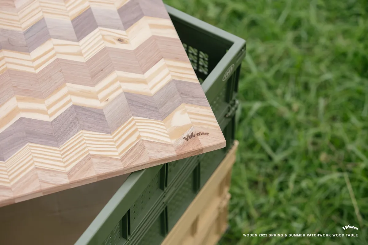 WODEN 2022 Spring & Summer Patchwork Wood Table