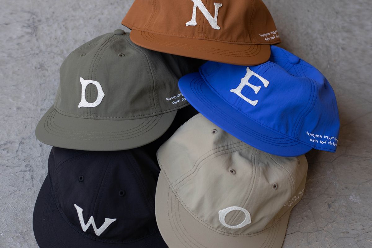 WODEN 2022 Spring & Summer Alphabet Nylon S/B Cap