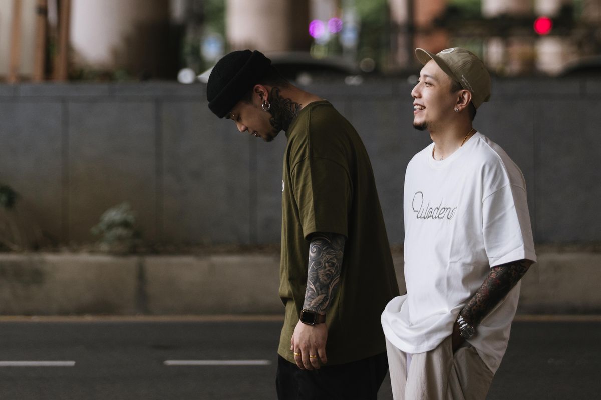 WODEN 2022 Spring & Summer Bar-Tack LOGO tee